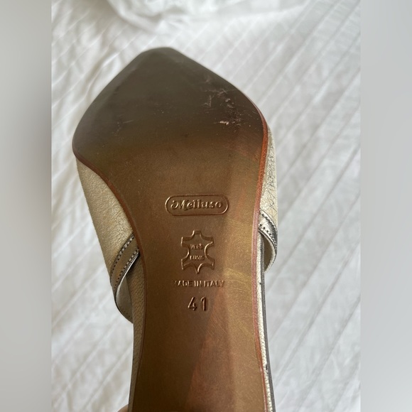 Brand New Italian Swarovski Crystal Slingback Kitten Heels - Picture 3 of 12